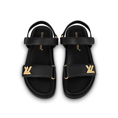 lv sandas|louis vuitton flat sandals women.